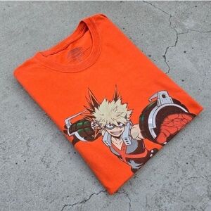 My Hero Academia Men's Size M Orange Graphic print t-shirt